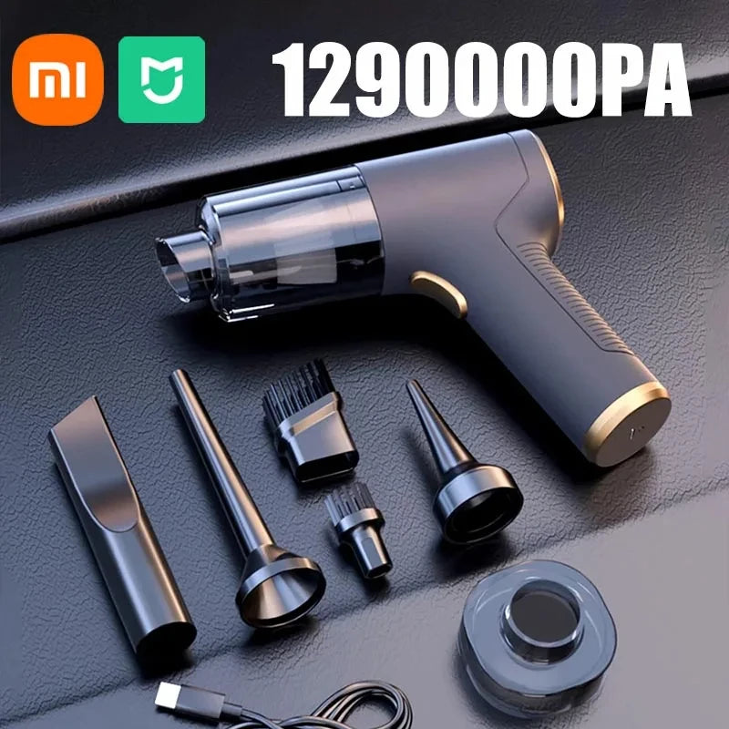 Aspirador de Pó Compacto 2 em 1 sem fio para carro e residência  Xiaomi